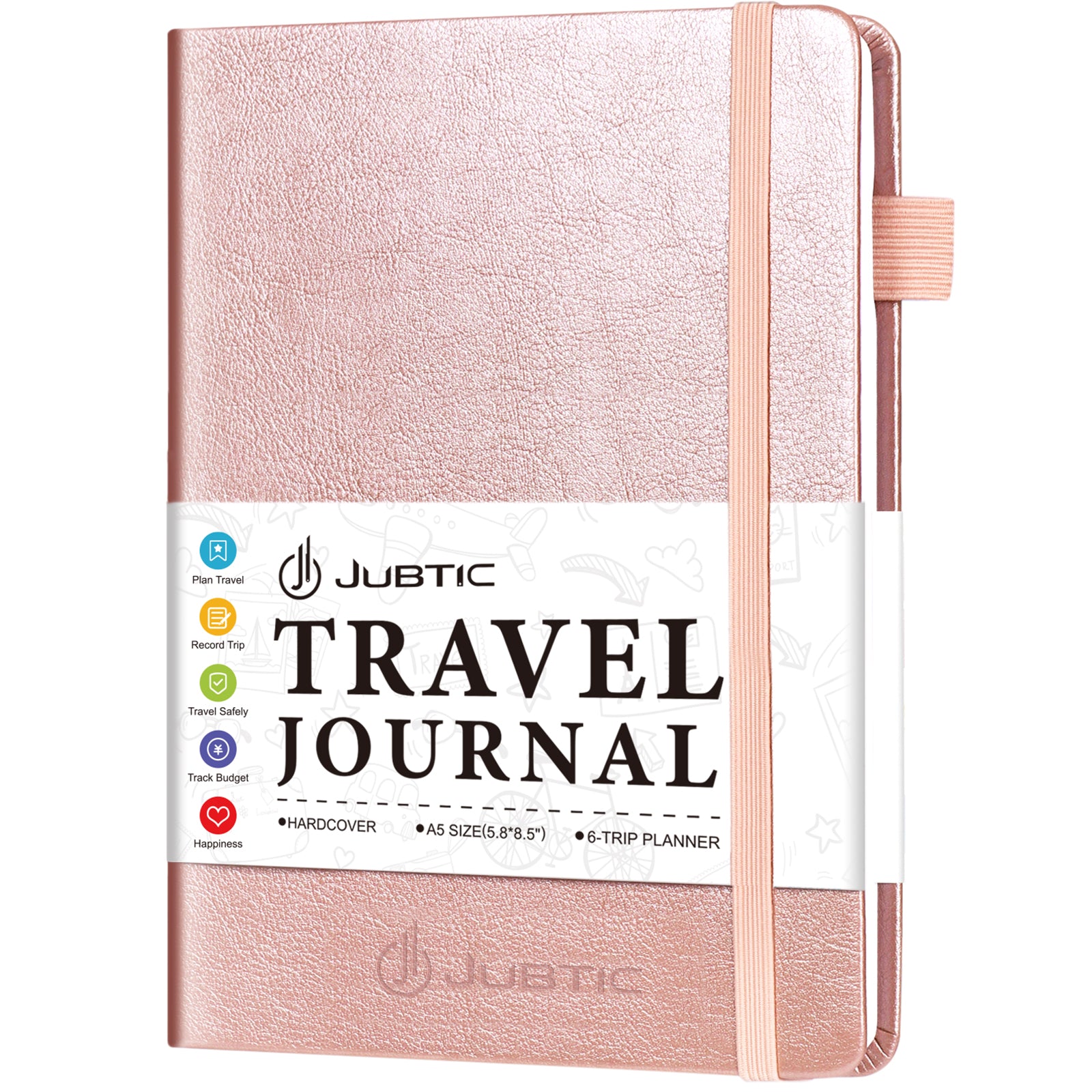  JUBTIC Travel Journal, Vacation Planner with Budget