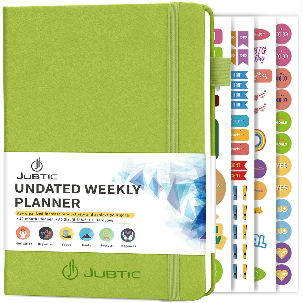 JUBTIC Undated Weekly Planner