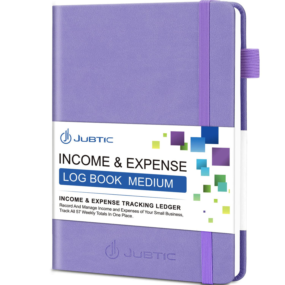 JUBTIC Hardcover Income & Expense Tracker Notebook