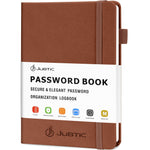 Password Book (Medium Size),Brown