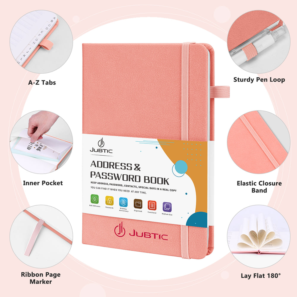 Address Book(Medium Size)，Pink