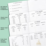 Budget Book，Budget Planner(A5 Size)，Dark Green